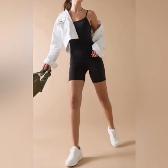 Francesca's Collections “Yummi” Black Catsuit - Picture 1 of 4